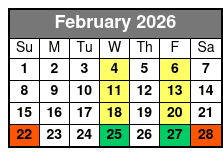 Mural Ride Bike Tour February Schedule