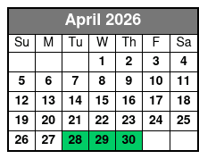 Mural Ride Bike Tour April Schedule