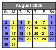 Mural Ride Bike Tour August Schedule