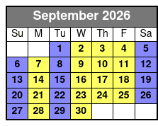 Mural Ride Bike Tour September Schedule