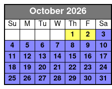 Mural Ride Bike Tour October Schedule