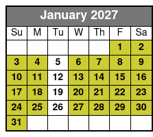 Mural Ride Bike Tour January Schedule