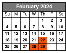 San Antonio from 1700's to Present Private Half-Day Tour February Schedule