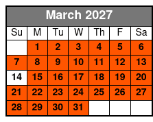 Austin Pick-Up Option March Schedule
