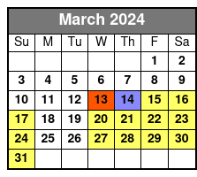Hopscotch Tickets March Schedule
