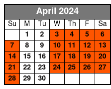 Hopscotch Tickets April Schedule