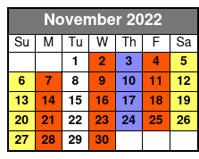 Downtown Asheville Walking Brewery Tour November Schedule