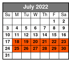 Horseback Riding at Arrowmont Stables July Schedule