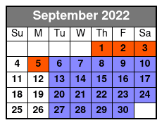 Horseback Riding at Arrowmont Stables September Schedule