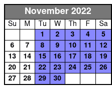 Horseback Riding at Arrowmont Stables November Schedule