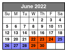 Guided Mangrove Tunnel Kayak Tour June Schedule