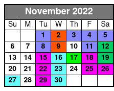 City Sightseeing Tour of Sarasota November Schedule