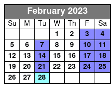 City Sightseeing Tour of Sarasota February Schedule