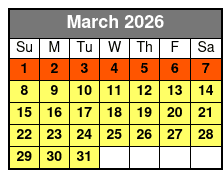 4 Hour Pensacola Beach Excursion with Snorkeling and Swimming March Schedule