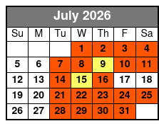 Condor Sailing Public Dolphin and Sightseeing Cruise July Schedule