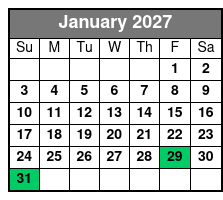 2 Hours Private Guided Sailing Adventure in Pensacola Beach January Schedule