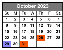 Seville Quarter Haunted Ghost Tour, Lunch, Or Dinner October Schedule