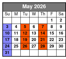 Seville Quarter Haunted Ghost Tour, Investigation, and Luncheon May Schedule