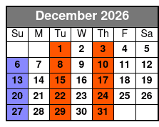 Seville Quarter Haunted Ghost Tour, Investigation, and Luncheon December Schedule