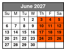 Walking Pub Tour June Schedule