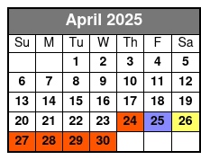 Default April Schedule