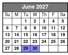 Pontoon Boat Rental 6 Hour June Schedule