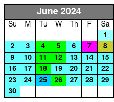 Most Popular Dolphin Tour June Schedule