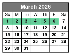Frisky Mermaid Dolphin Tours in Pensacola Beach March Schedule