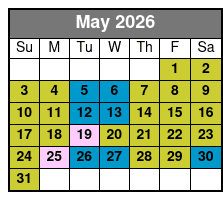 Frisky Mermaid Dolphin Tours in Pensacola Beach May Schedule