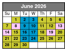 Frisky Mermaid Dolphin Tours in Pensacola Beach June Schedule