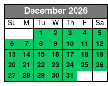 Frisky Mermaid Dolphin Tours in Pensacola Beach December Schedule