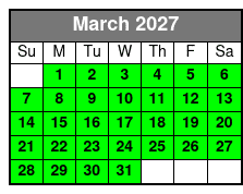 Frisky Mermaid Dolphin Tours in Pensacola Beach March Schedule