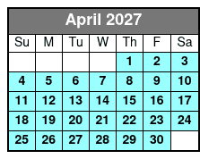 Frisky Mermaid Dolphin Tours in Pensacola Beach April Schedule