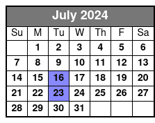 Blue Angels Scheduled Practice July Schedule