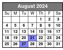 Blue Angels Scheduled Practice August Schedule