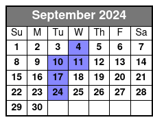 Blue Angels Scheduled Practice September Schedule