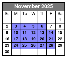 Blue Angels Scheduled Practice Frisky Mermaid Dolphin Tours in Pensacola Beach November Schedule