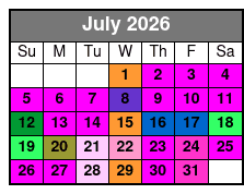 Frisky Mermaid Dolphin Tours in Pensacola Beach July Schedule