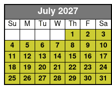 Frisky Mermaid Dolphin Tours in Pensacola Beach July Schedule