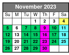 Haunted Clearwater Trolley Tour November Schedule
