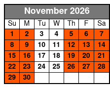 4-Hour St. Pete Pier to Egmont Key Experience by Ferry November Schedule