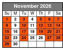 Three Hour Shelling Cruise to Shell Key Preserve from John's Pass November Schedule