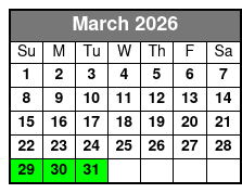 Sunset Cruise to Johns Pass, Madeira Beach, St Pete Beach March Schedule