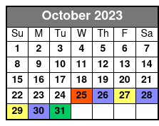 Ghost Hunters Paranormal Ghost Tour October Schedule