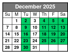 Skyway - MarineMax Location December Schedule