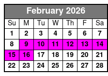 Skyway - MarineMax Location February Schedule