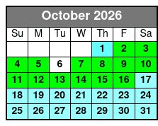 Skyway - MarineMax Location October Schedule
