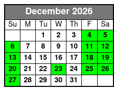 Skyway - MarineMax Location December Schedule