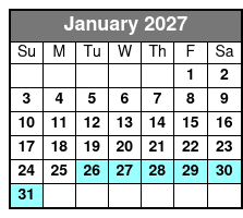 Skyway - MarineMax Location January Schedule