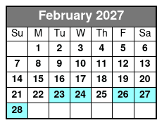 Skyway - MarineMax Location February Schedule